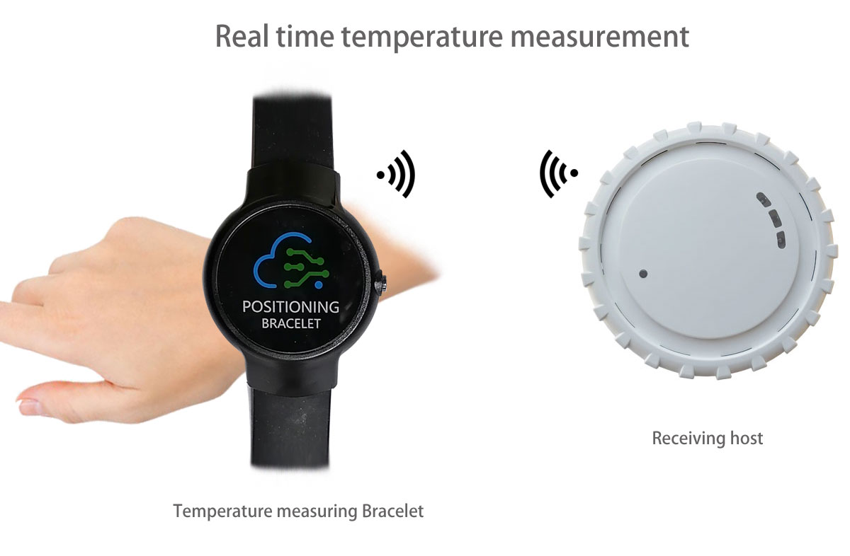 Automatic temperature measuring Bracelet